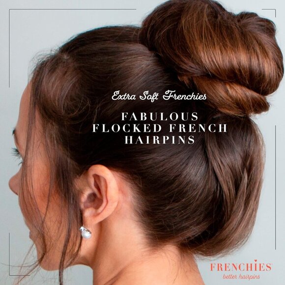 French Twist Hair Pin Brown 20 Count Soft Non-Slip Updo Extensions for Women main image 5
